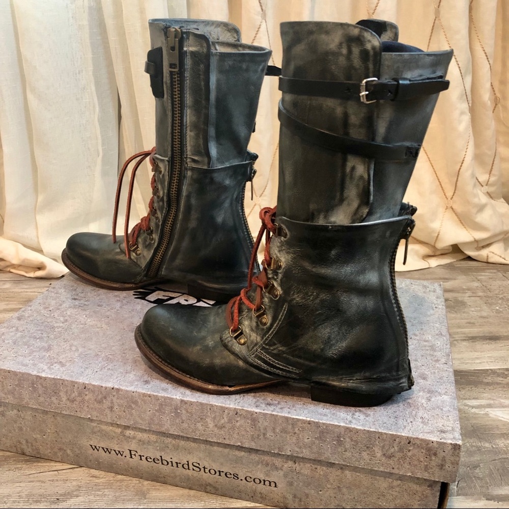 NEW Freebird by Steven RAVI boots, Black, Size 10